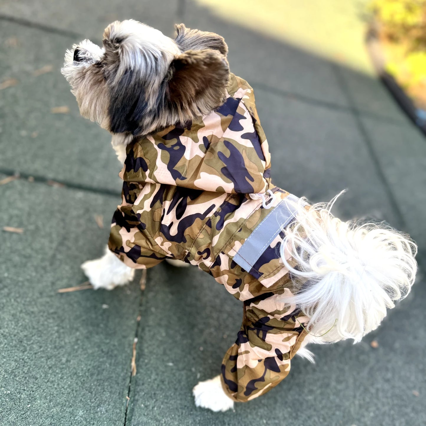 Camouflage Dog Raincoat