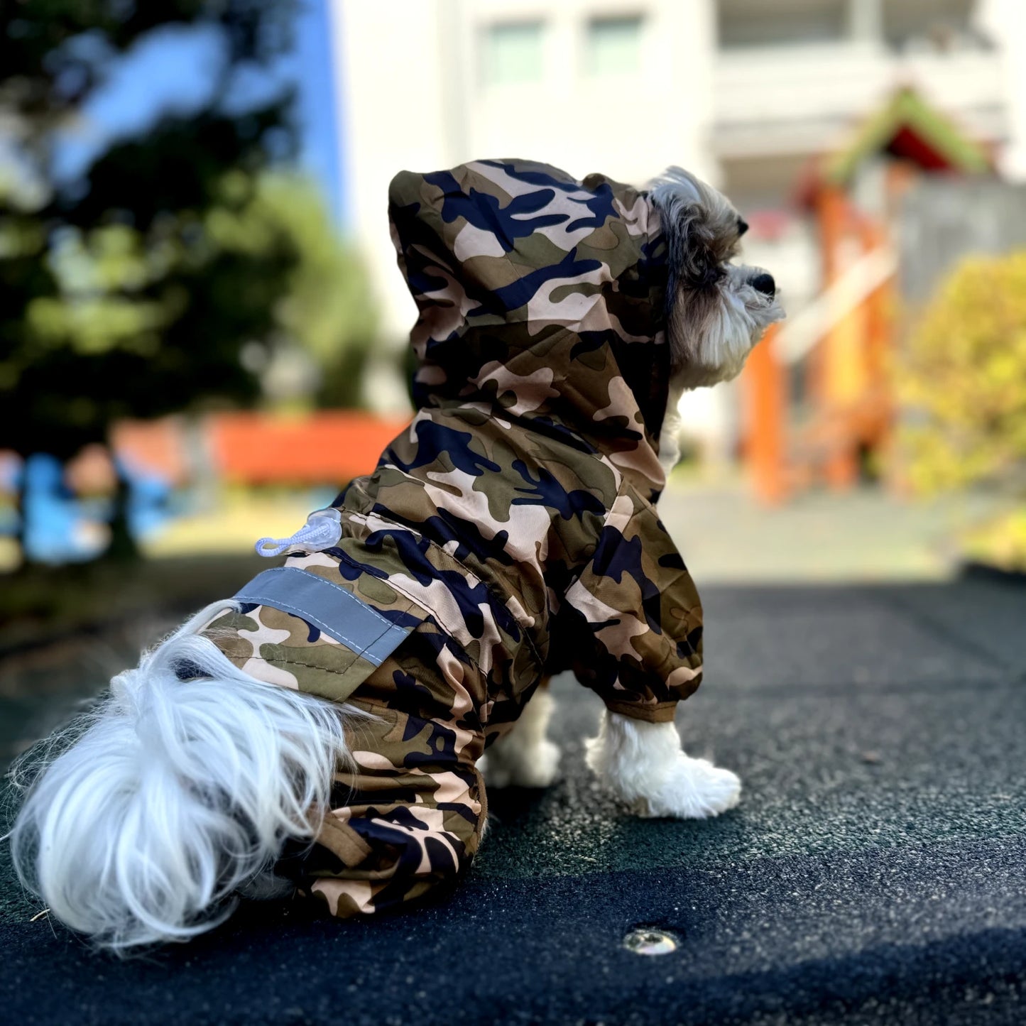 Camouflage Dog Raincoat