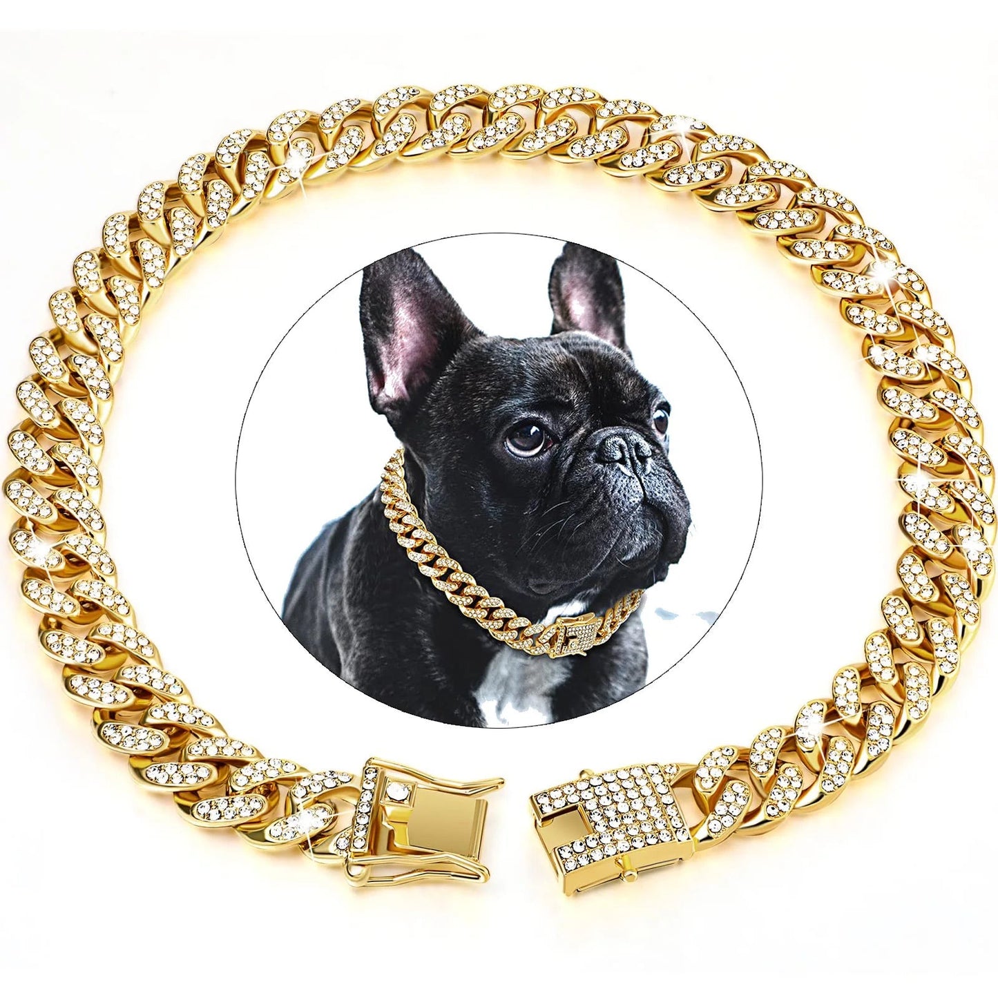 Bling Pet Chain Collar